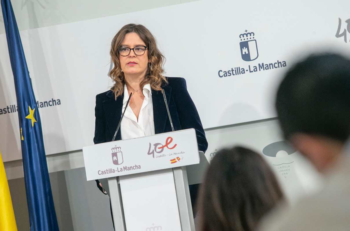 La consejera portavoz del Gobierno de Castilla-La Mancha, Esther Padilla.