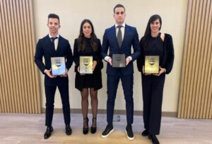 Los nuevos árbitros internacionales por CLM. Foto: RFEF.