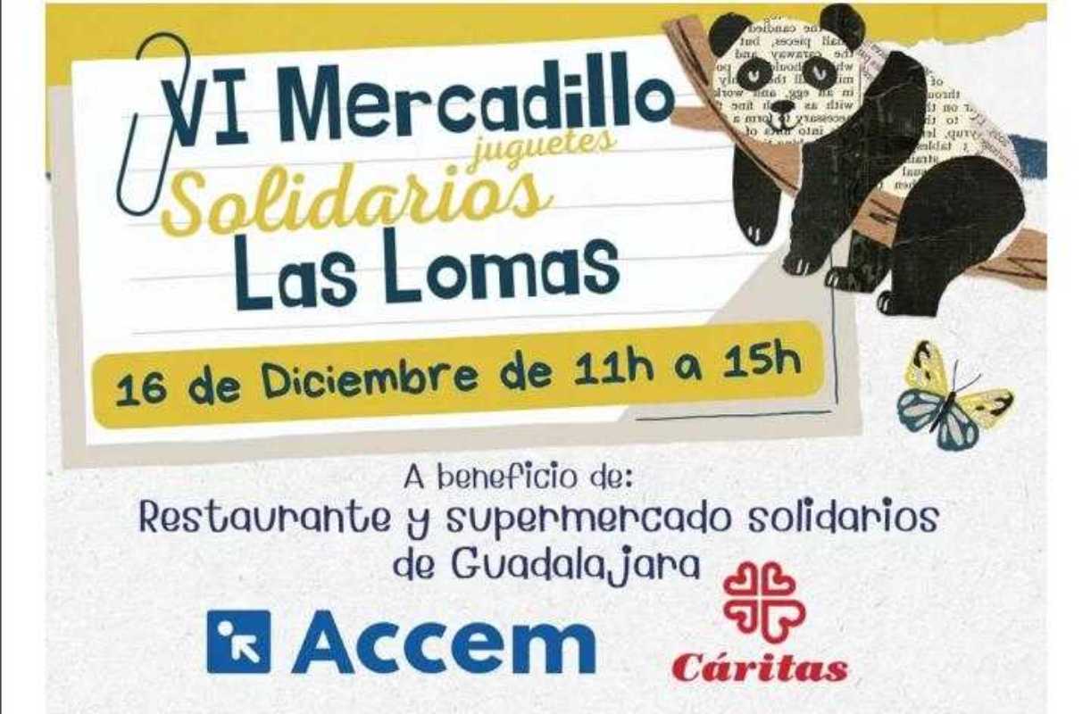 Imagen del cartel del Mercadillo Juguetes Solidarios del AMPA Estrella Ortiz