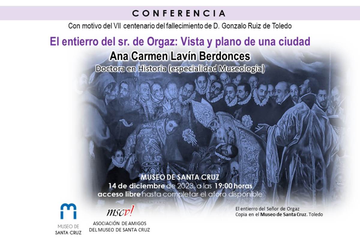 Conferencia en el Museo de Santa Cruz de Toledo.