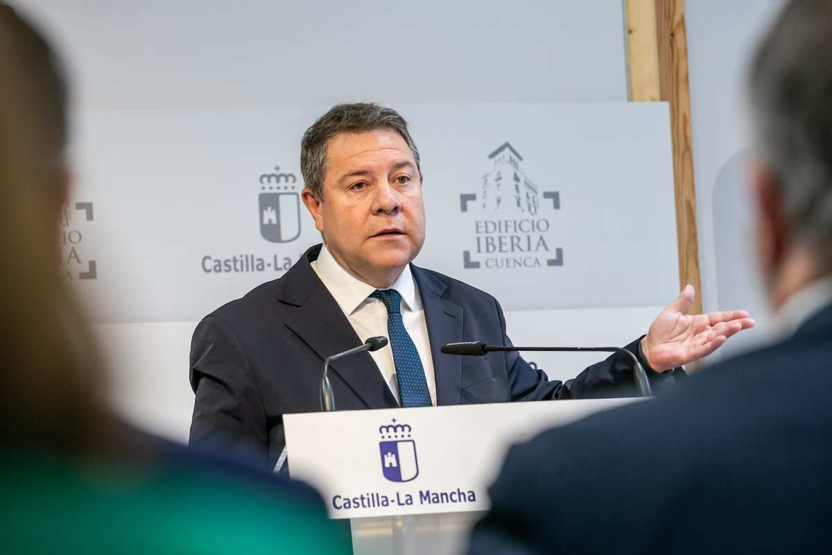 El presidente de Castilla-La Mancha, Emiliano García-Page.