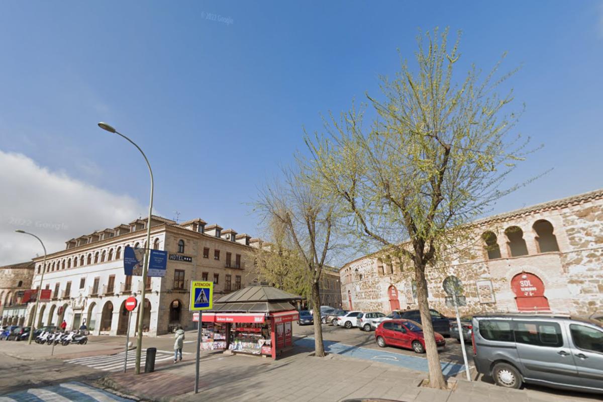 En el edificio María Cristina, situado cerca de la plaza de toros de Toledo