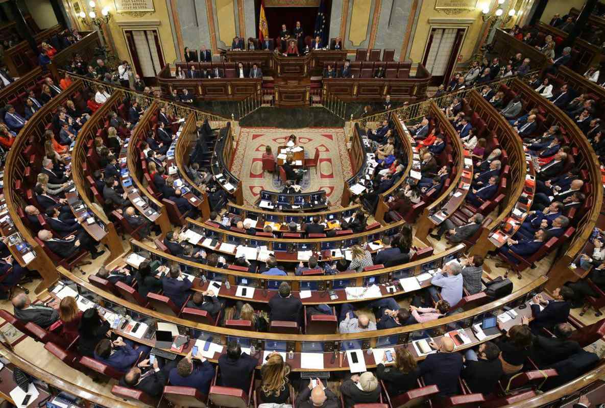 Sesión plenaria de la XIV legislatura.