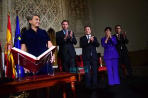 La nueva delegada del Gobierno en Castilla-La Mancha, Milagros Tolón. Foto: Rebeca Arango.