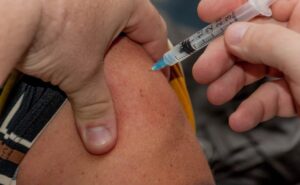 Vacunación contra la gripe.