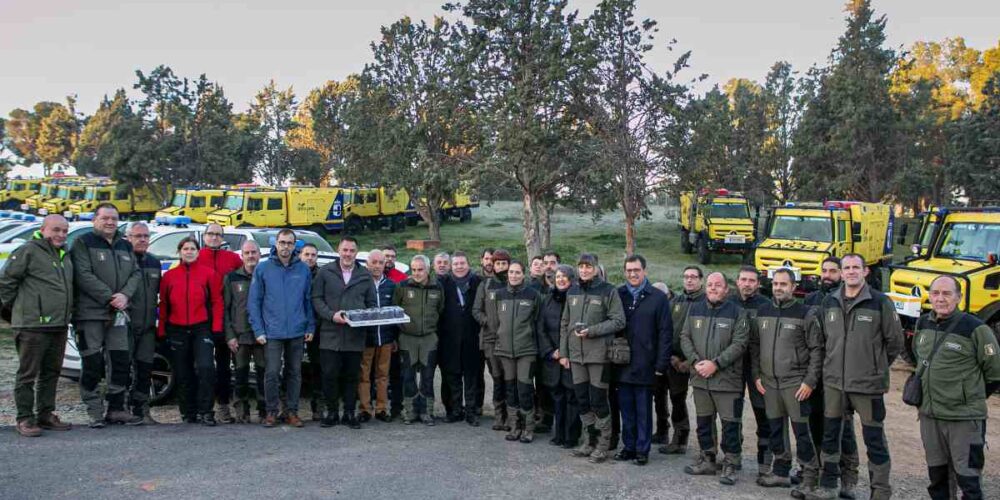 Entrega de los nuevos vehículos a los Agentes Medioambientales de Castilla-La Mancha.