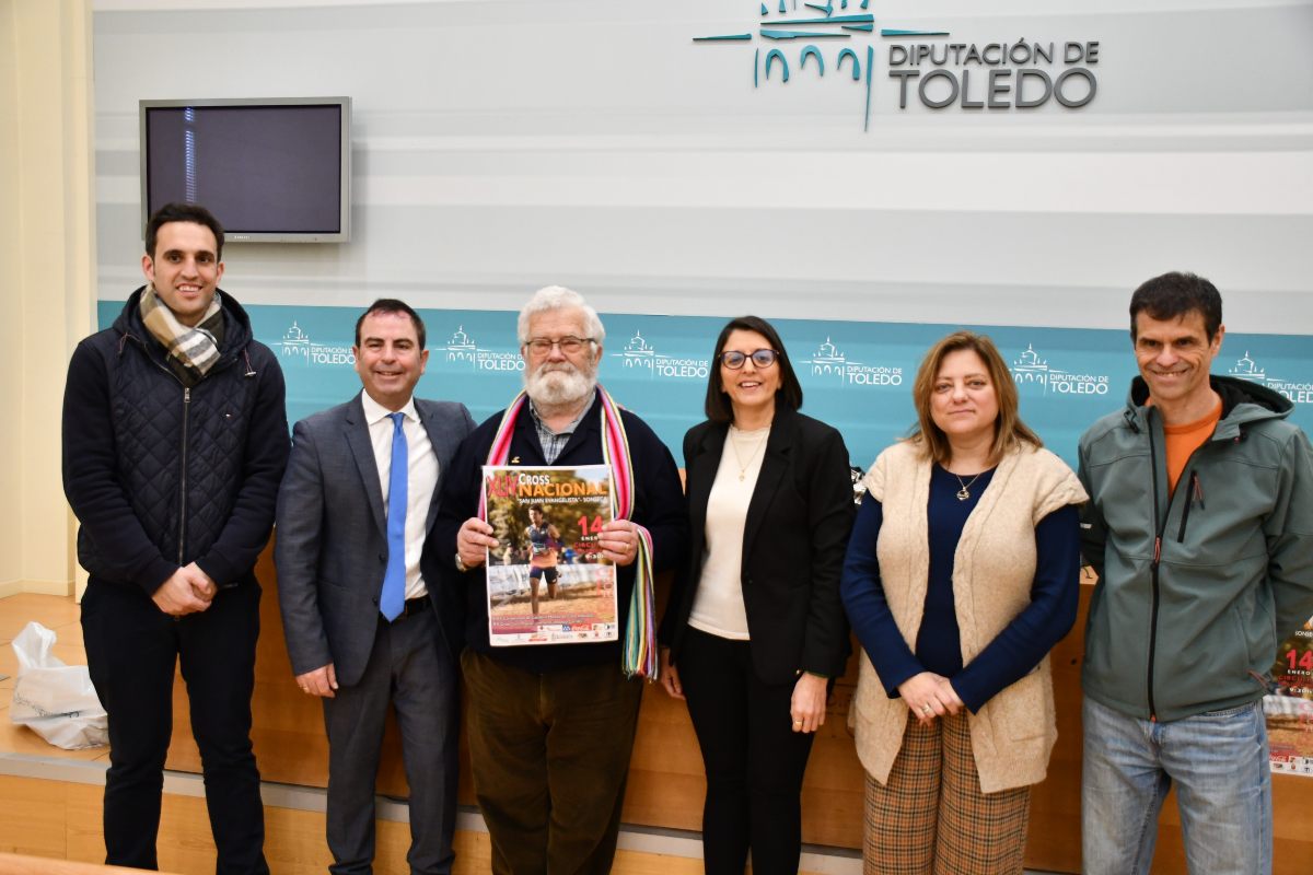 Presentación del Cross de Sonseca en la Diputación de Toledo.