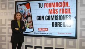 Encarna Sánchez, secretaria de Transiciones Estratégicas y Desarrollo Territorial del sindicato en la región.
