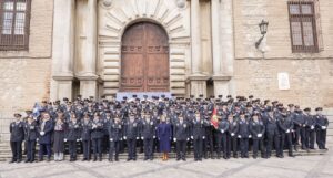 Acto del bicentenario de la Policía Nacional en Toledo.