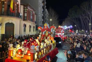 La cabalgata de los Reyes Magos, en Albacete.