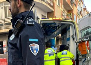 Imagen de archivo de una ambulancia de soporte vital en Albacete.