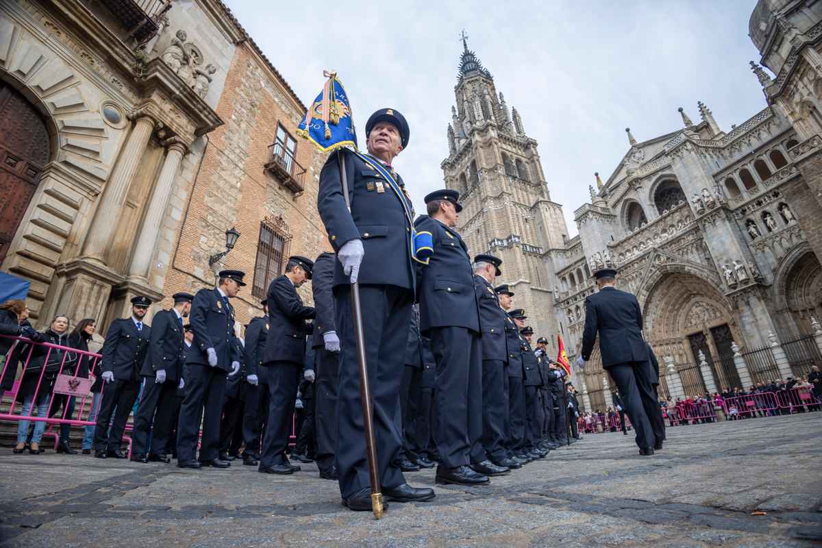 Acto de conmemoración de los 200 años de la Policía Nacional, celebrado en Toledo. Foto: EFE/Ángeles Visdómine.