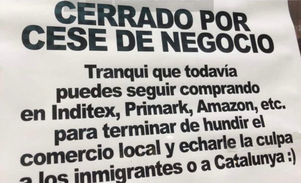 Cartel viral en Albacete