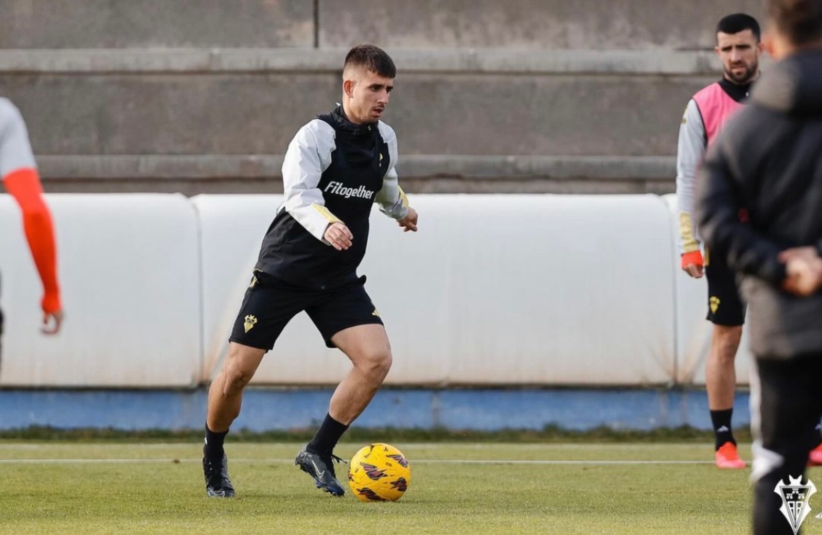 Manu Fuster, jugador del Albacete. Imagen Albacete Balompié