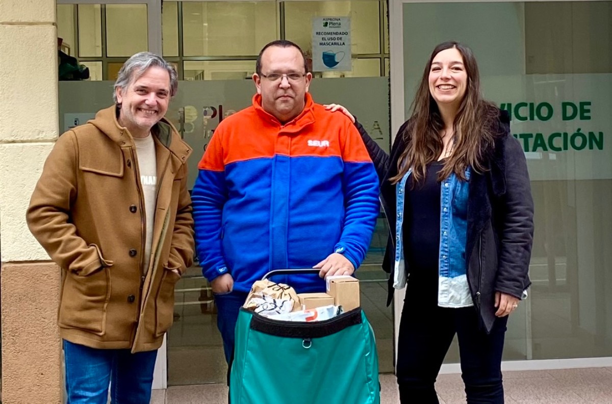 Alberto Cazaña en un día de trabajo en Albacete