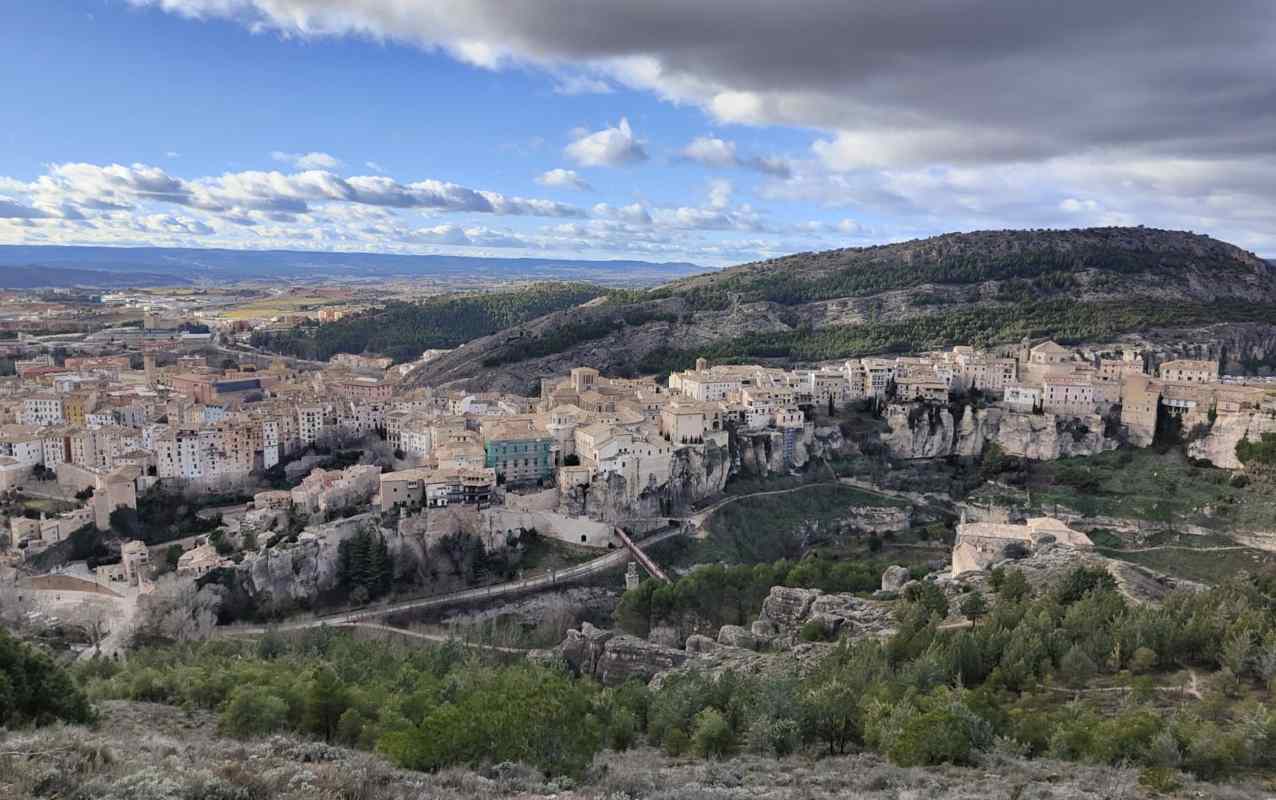 Imagen del casco antiguo de Cuenca. tiempo