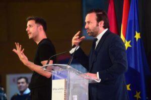 El consejero delegado de Puy du Fou España, Erwan de la Villeon. Foto: Rebeca Arango.