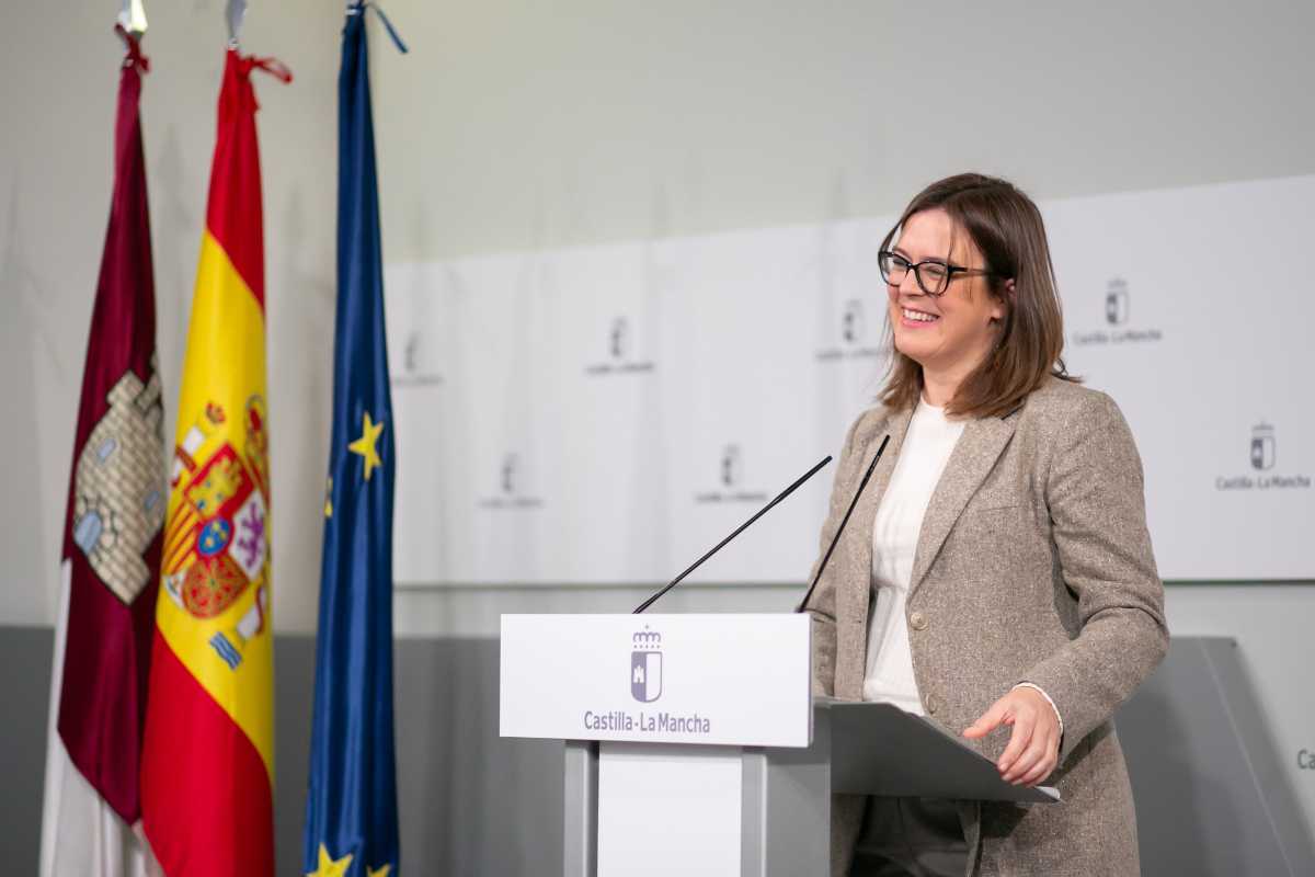 La consejera portavoz del Gobierno de Castilla-La Mancha, Esther Padilla.