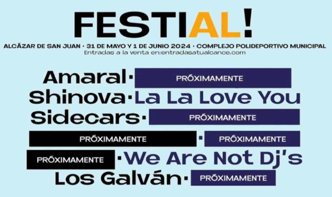 Festial!, en Alcázar, el 31 de mayo y el 1 de junio.