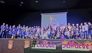 Foto de familia de la Gala del Deporte de La Roda.