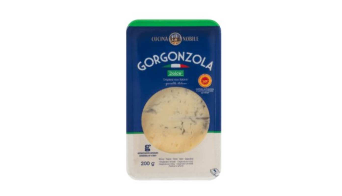 El queso gorgonzola de ALDI que ha sido retirado por listeria.