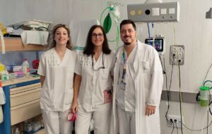 El equipo encargado de la detección de intolerancias alimenticias en el Hospital de Villarrobledo.