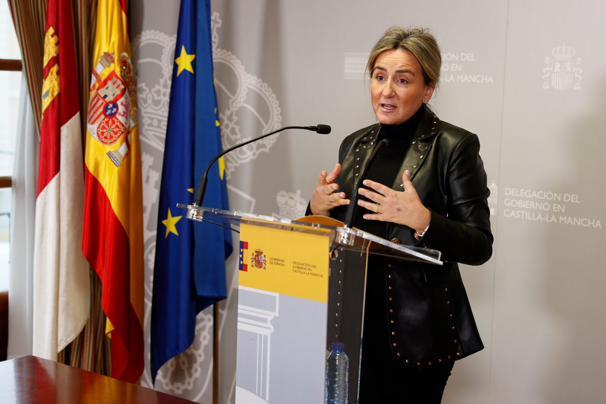 La delegada del Gobierno en Castilla-La Mancha, Milagros Tolón.