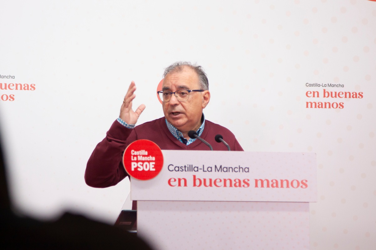 El diputado del Grupo Socialista en las Cortes de Castilla-La Mancha, Fernando Mora.