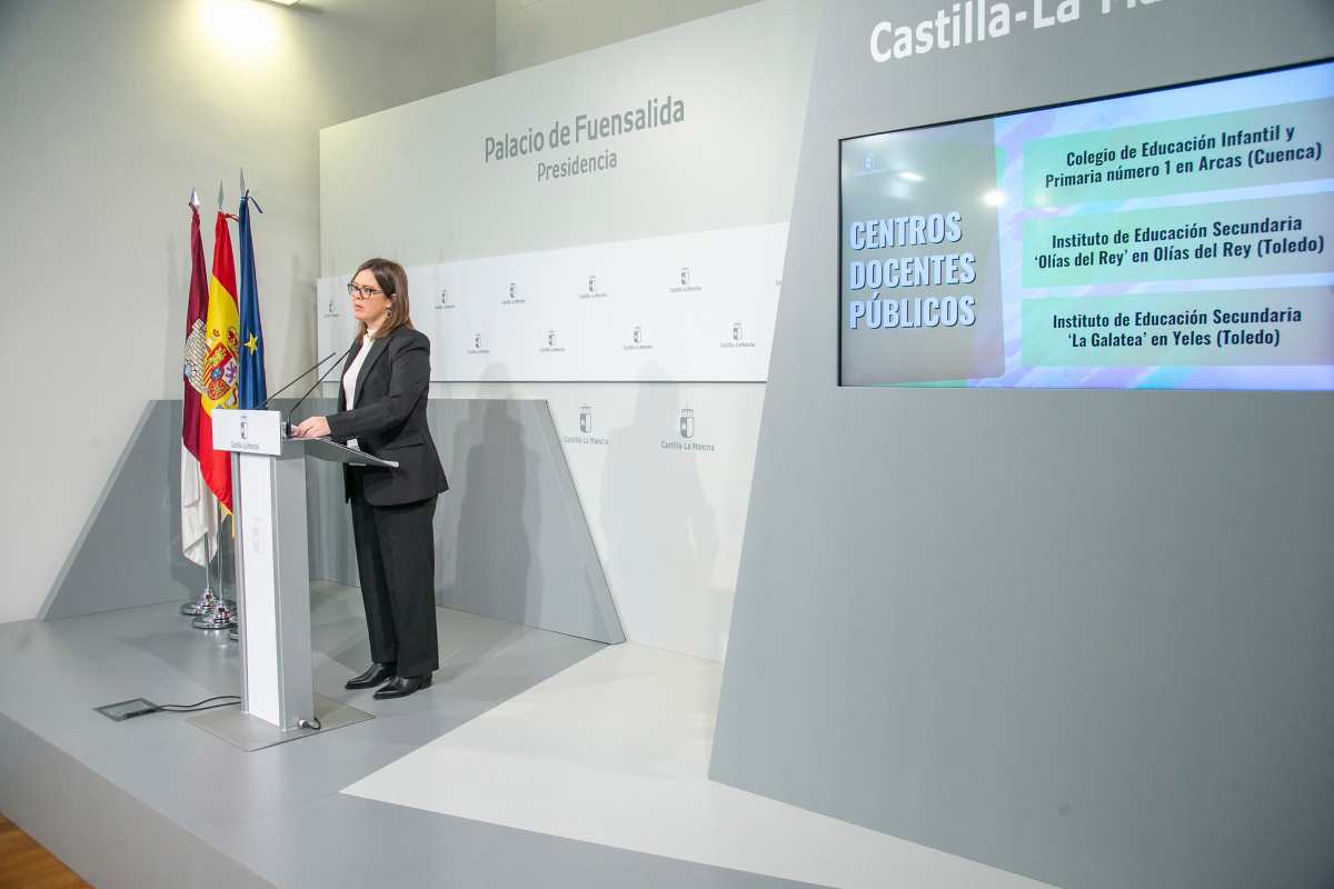 La portavoz del Gobierno de Castilla-La Mancha, Esther Padilla.