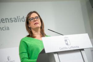 La consejera portavoz del Gobierno regional, Esther Padilla. Imagen: JCCM.