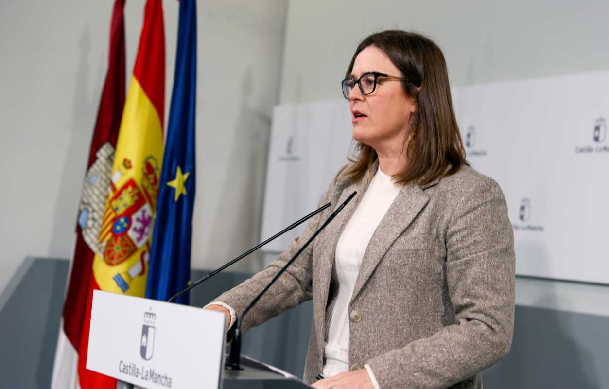 La consejera portavoz del Gobierno de Castilla-La Mancha, Esther Padilla.