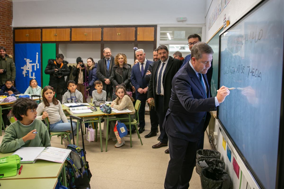 El presidente de Castilla-La Mancha, Emiliano García-Page.