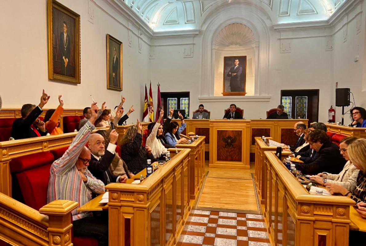 Pleno del Ayuntamiento de Toledo.