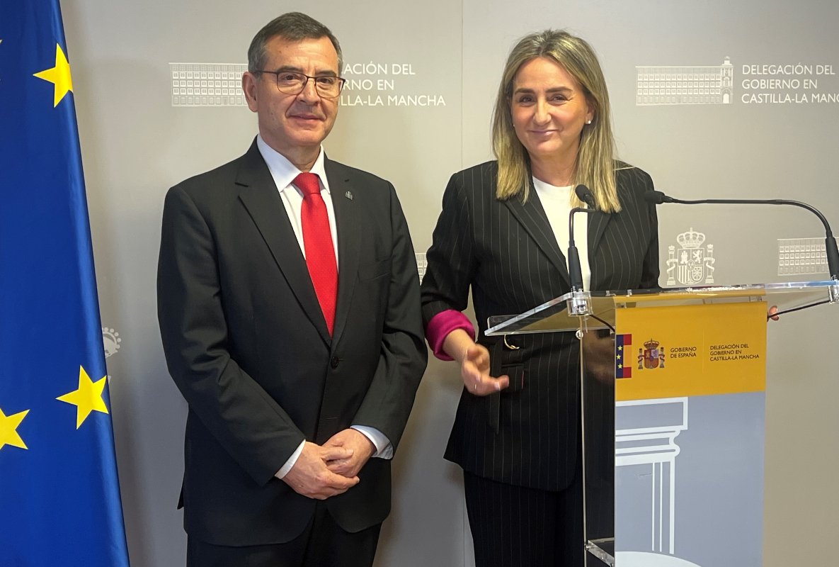 Milagros Tolón y Carlos Ángel Devia, valorando el impacto de las medidas del Gobierno de España en CLM.