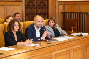Grupo Socialista de la Diputación de Toledo, en el Pleno.