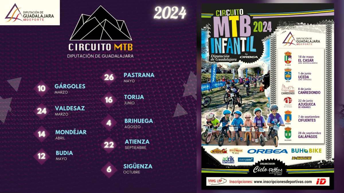 Programa de circuito de MTB de Guadalajara