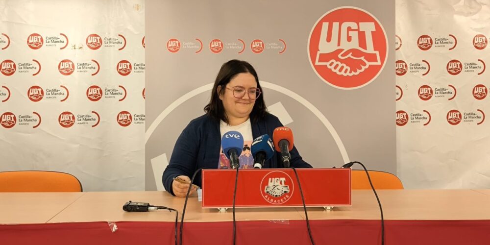 La secretaria general de UGT FeSMC CLM, Ana González.