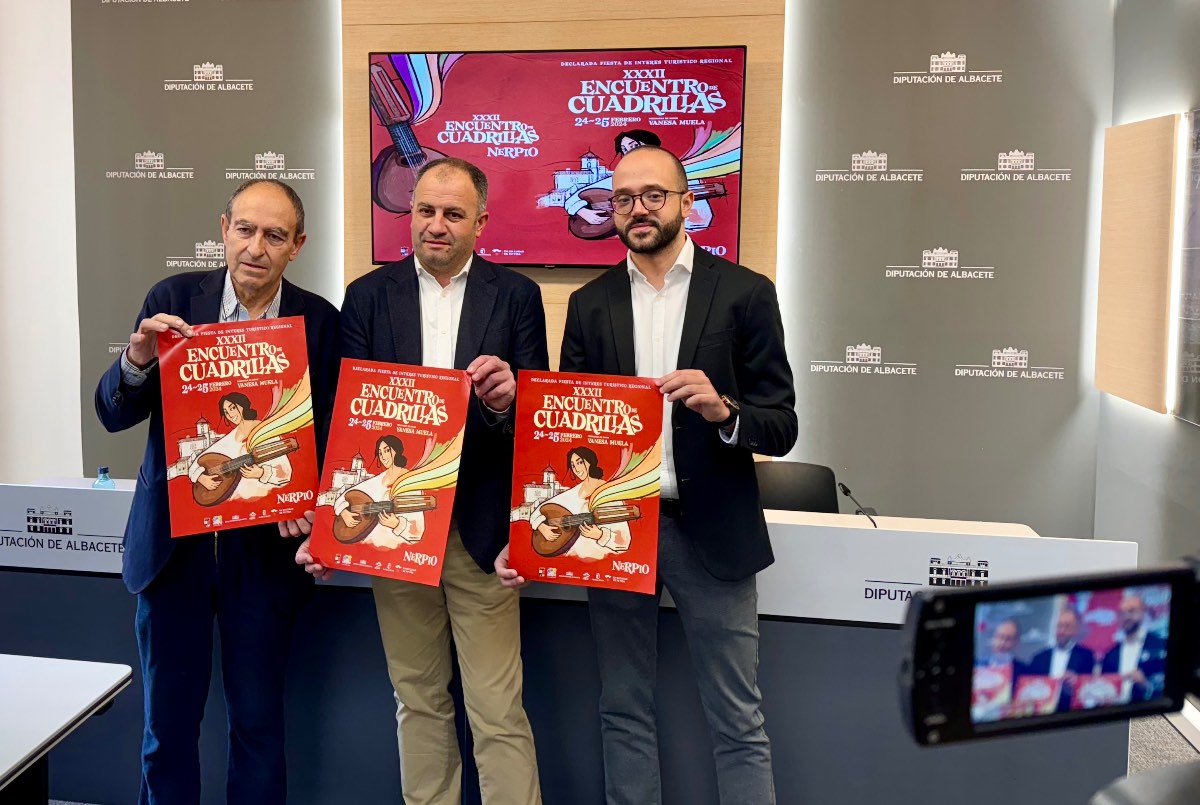 Presentación del Encuentro de Cuadrillas de Nerpio en la Diputación de Albacete