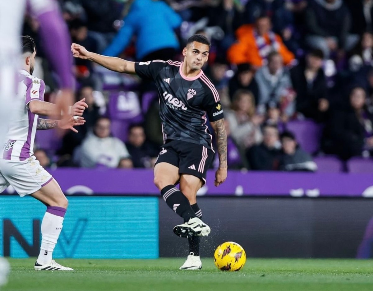 Kaiky en el partido ante el Real Valladolid. Imagen del Albacete BP