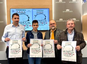 El cartel de las XXXV Olimpiadas Matemáticas es obra del joven Álvaro Martínez