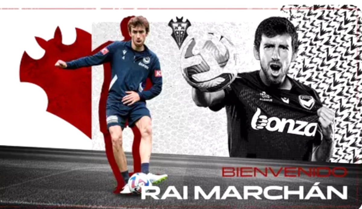 Rai Marchán, jugador del Albacete Balompié