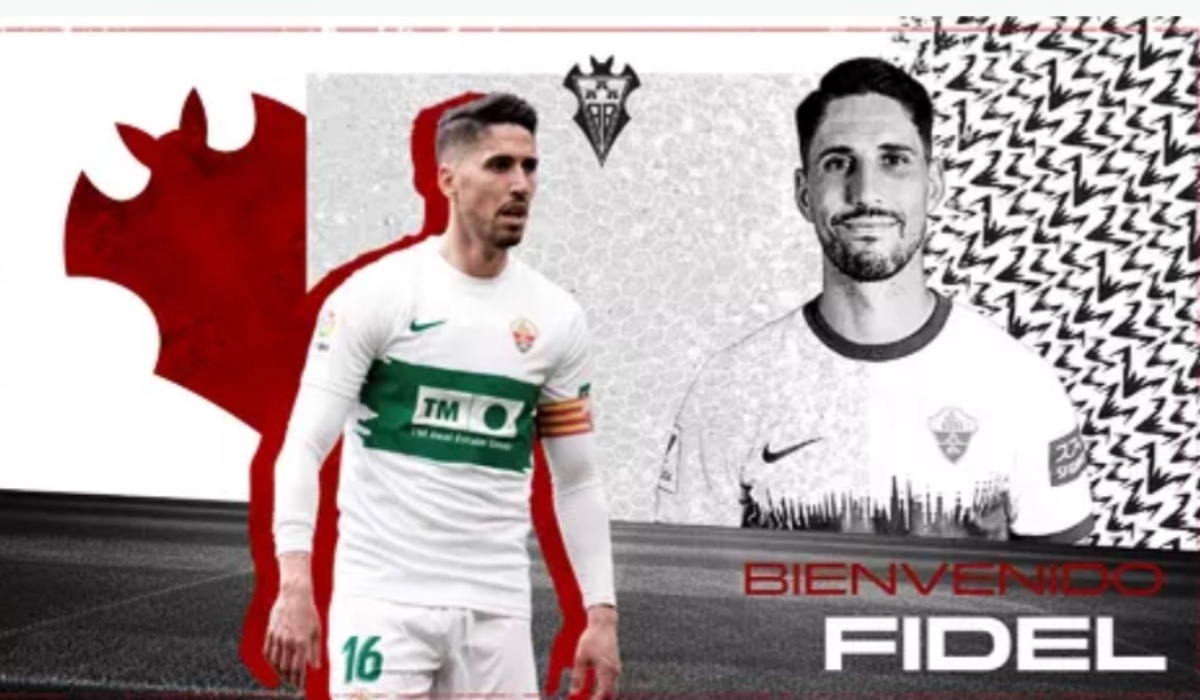 Fidel, jugador del Albacete Balompié. Imagen del club