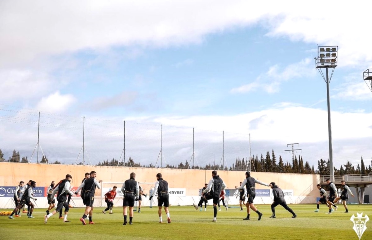 Entrenamiento del Albacete BP