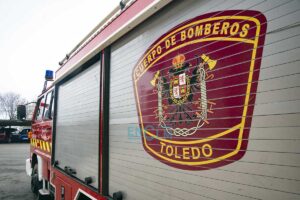 Foto de archivo de un camión de bomberos de Toledo