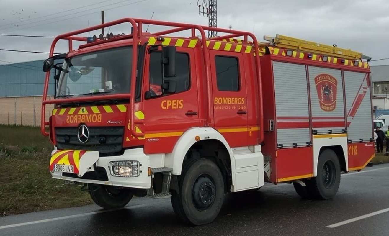 Imagen de un camión de los Bomberos del Consorcio Provincial de Toledo.