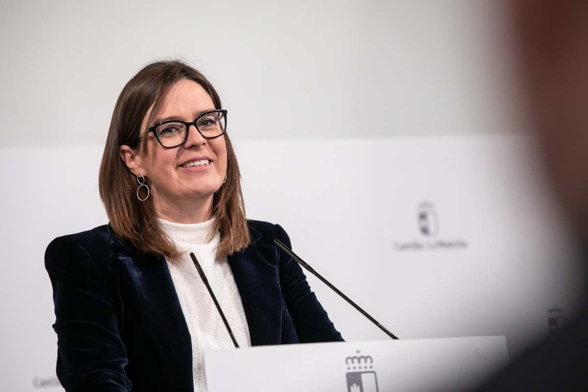 La consejera portavoz del Gobierno de Castilla-La Mancha, Esther Padilla.