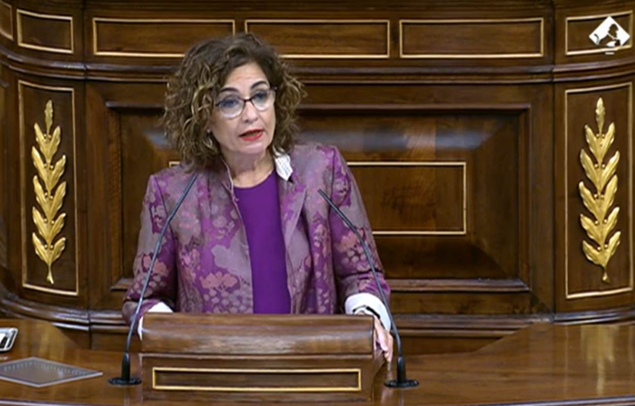 María Jesús Montero, ministra de Hacienda del Gobierno de España.