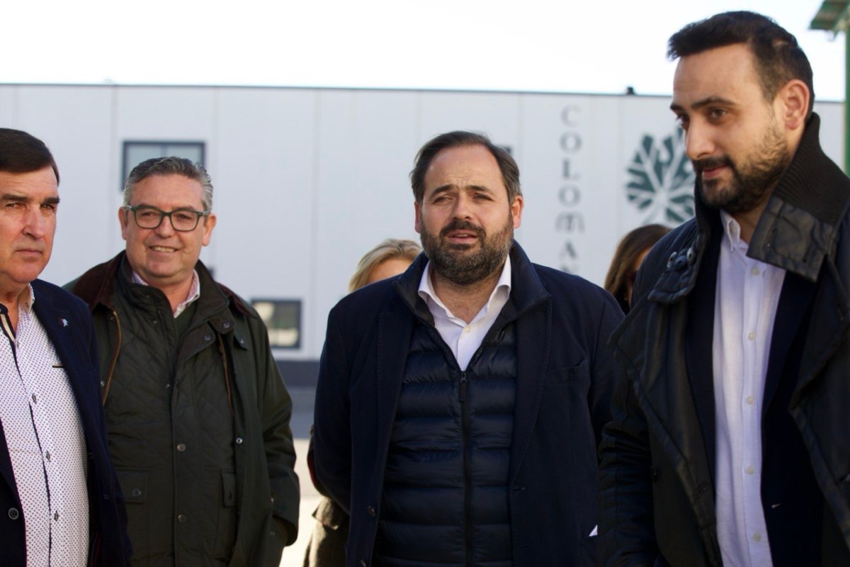 Paco Núñez, durante su visita a la provincia de Ciudad Real.