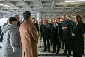 Page ha visitado hoy las obras de la UAH en el campus de Guadalajara.