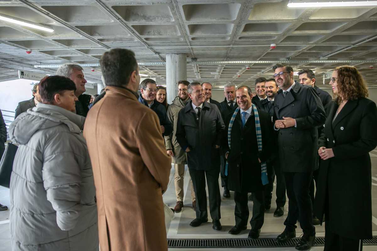 Page ha visitado hoy las obras de la UAH en el campus de Guadalajara.